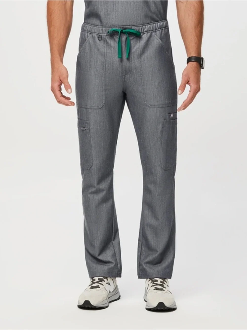 Figs Cairo Cargo Scrub Pants Graphite Grey Mens Size Medium Tall